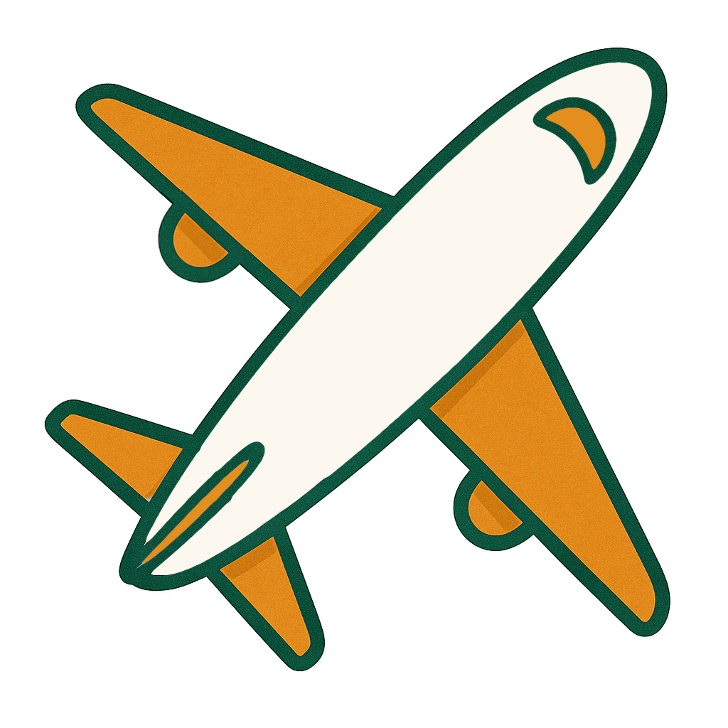 Flying plane